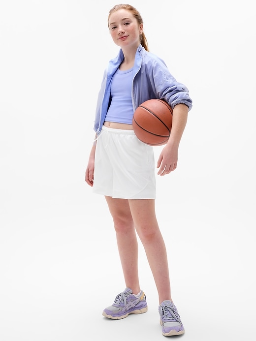 Image number 2 showing, Athleta Girl Gamechanger Mesh 4" Short