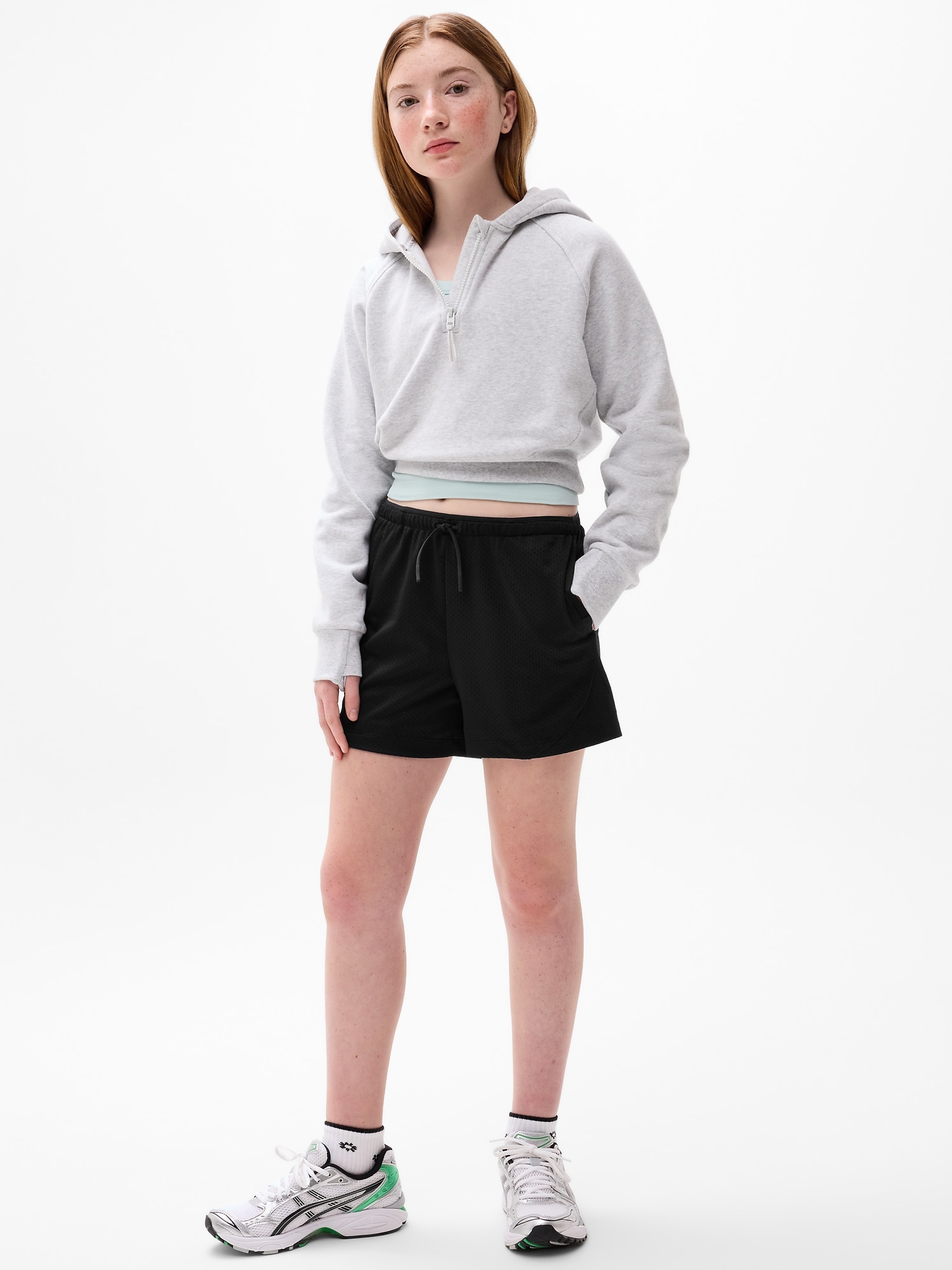 Athleta Girl Gamechanger Mesh 4" Short