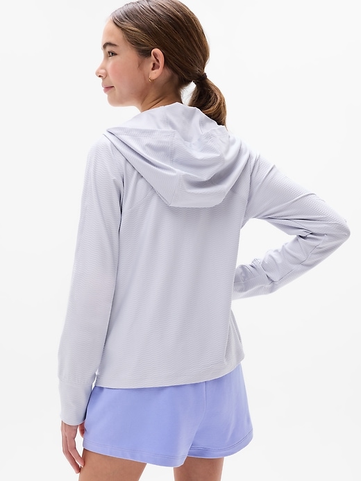 Image number 3 showing, Athleta Girl Long Serve Textured UPF Jacket