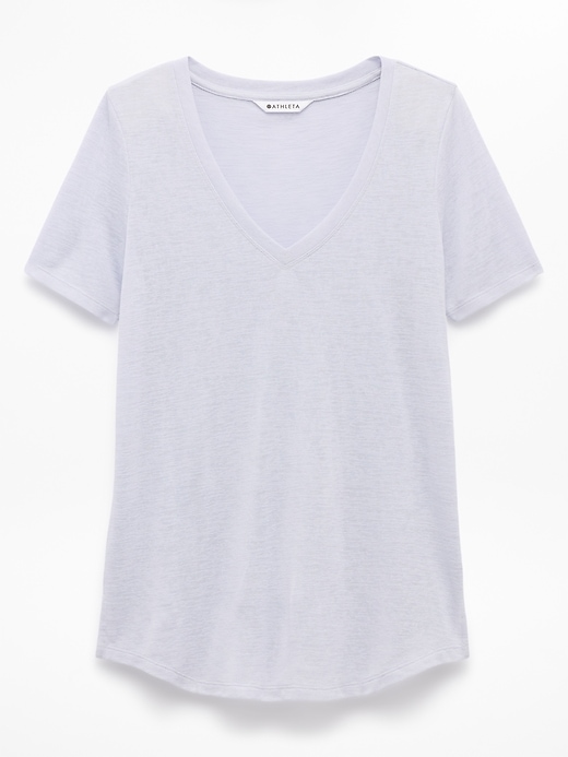 Image number 3 showing, Breezy Scoop V-Neck Tee