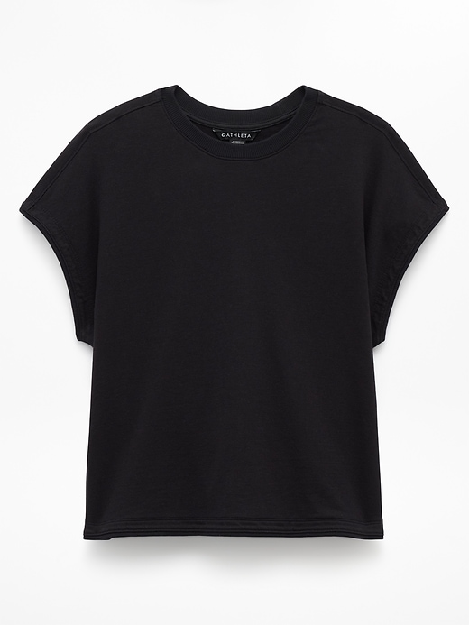 Image number 7 showing, Airy Cotton Terry Sweatshirt Tee