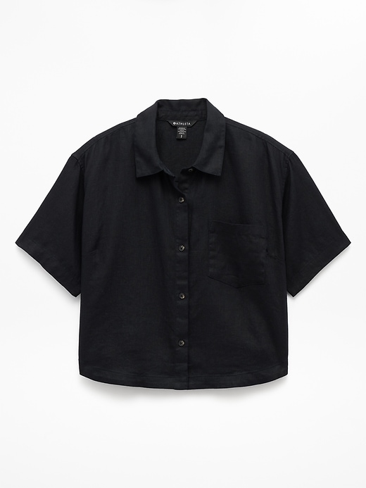 Image number 8 showing, Retreat Linen Short Sleeve Shirt