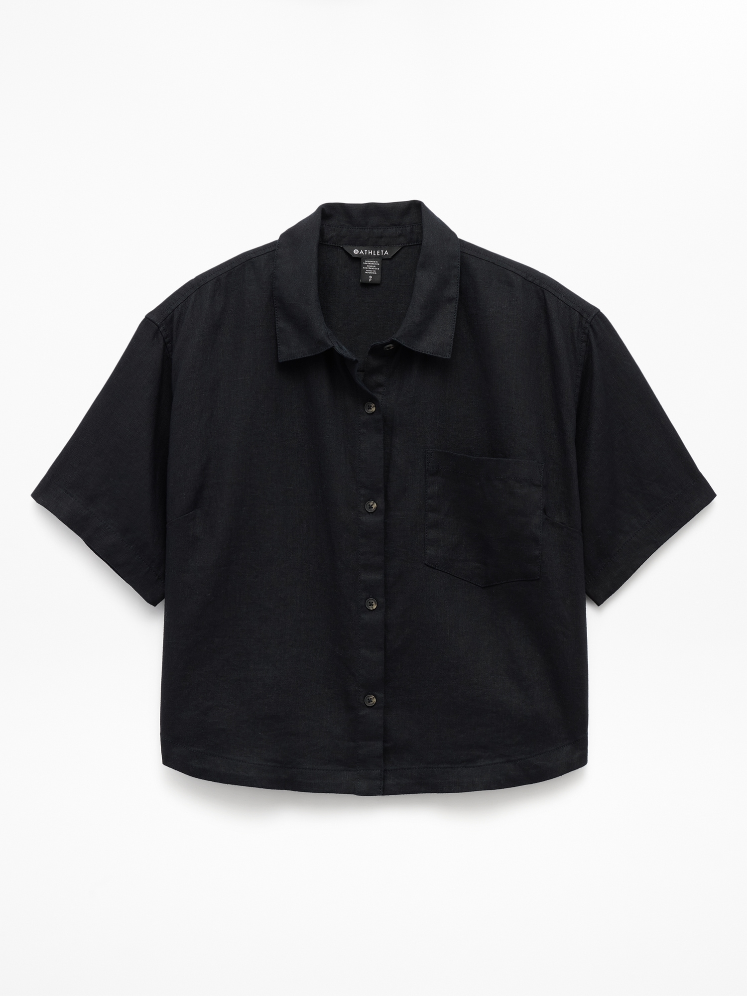 Retreat Linen Short Sleeve Shirt