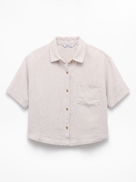 Image number 8 showing, Retreat Linen Short Sleeve Shirt