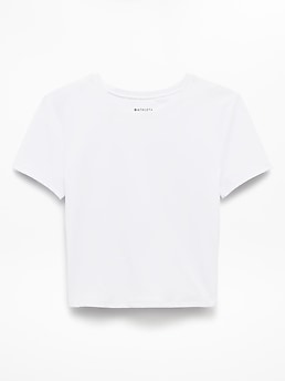 Athleta Transcend Open Back Tee - White (Bright White)