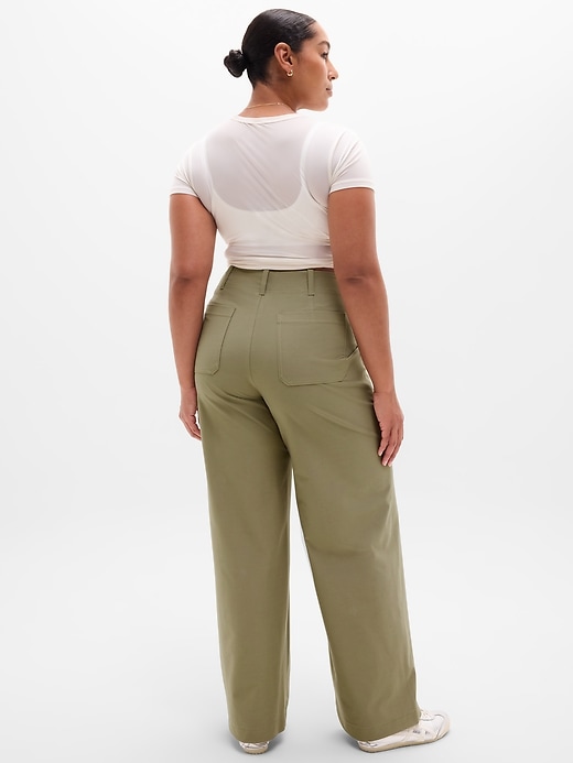 Image number 6 showing, Skyline Mid Rise Wide Leg Pant