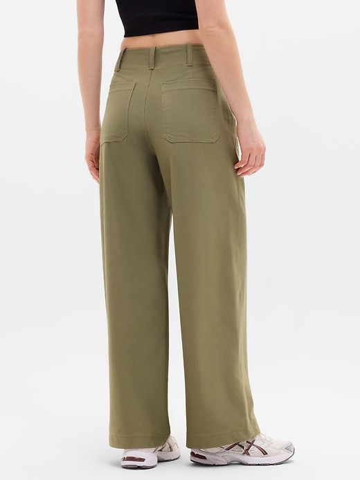 Image number 3 showing, Skyline Mid Rise Wide Leg Pant