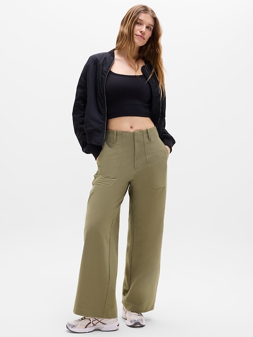 Image number 2 showing, Skyline Mid Rise Wide Leg Pant