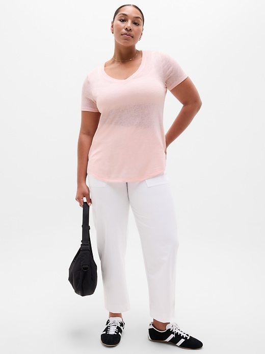 Image number 2 showing, Breezy Scoop V-Neck Tee