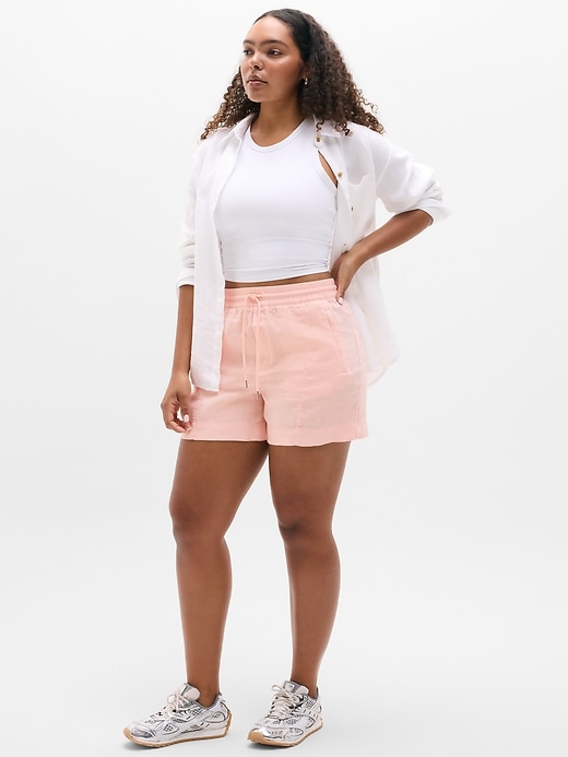 Image number 2 showing, Retreat Linen Mid Rise 4" Short