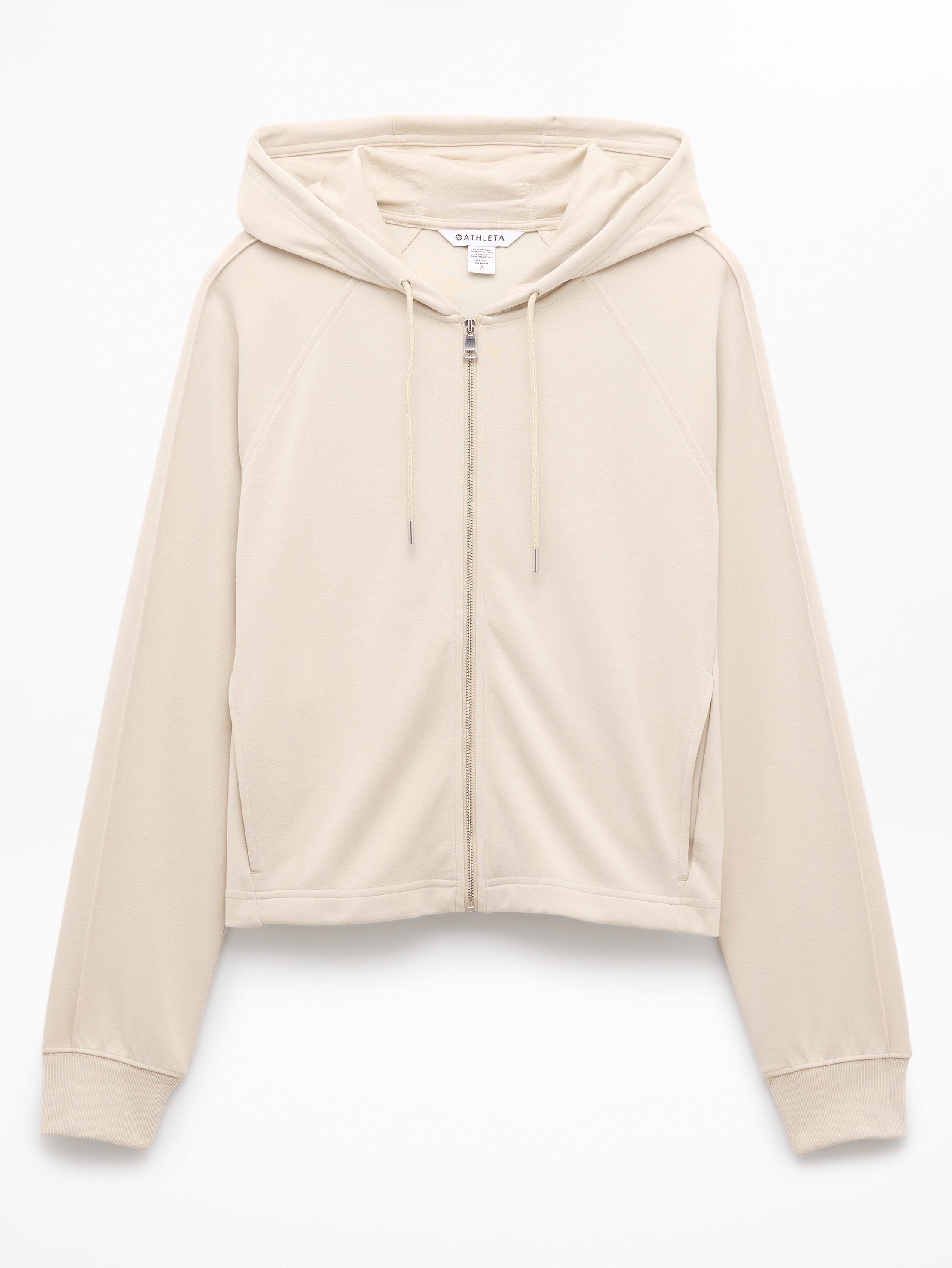 Athleta Seasoft Full Zip - Beige (Zephyr)