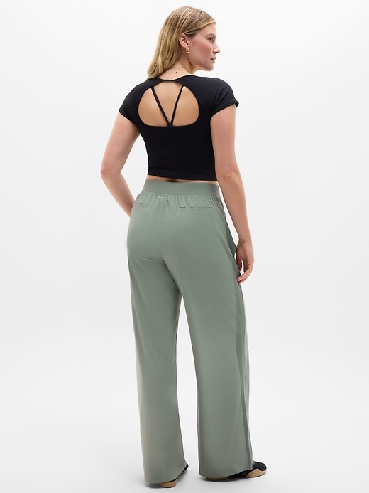 Image number 5 showing, Brooklyn Mid Rise Wide Leg Pant