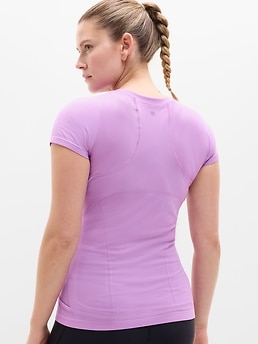 Momentum Seamless Tee - Pink - image 3