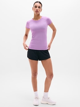 Momentum Seamless Tee - Pink - image 4