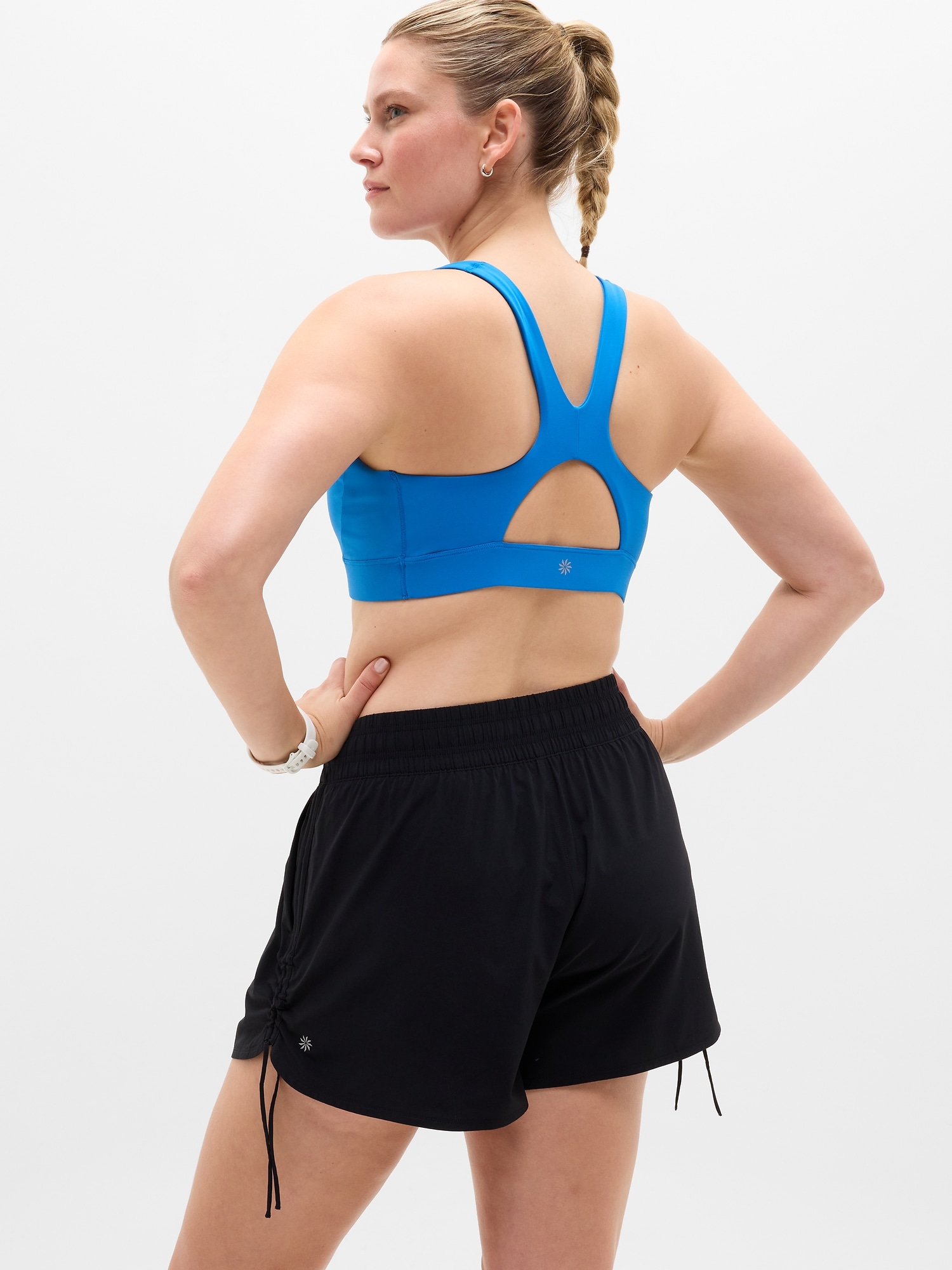 Weekender High Rise Ruched Run Short