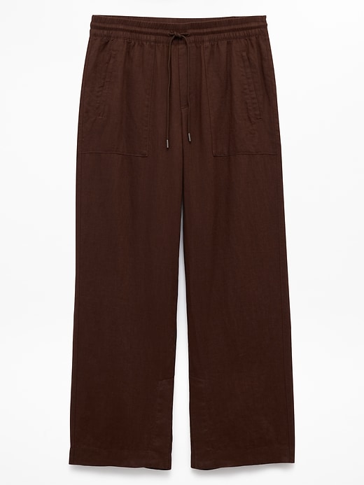 Image number 6 showing, Retreat Linen High Rise Wide Leg Pant