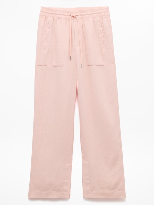 Image number 6 showing, Retreat Linen High Rise Wide Leg Pant