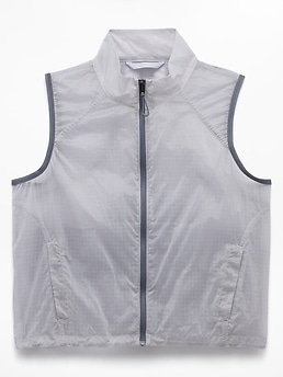 Athleta Run Wild Vest - Blue (Dove)