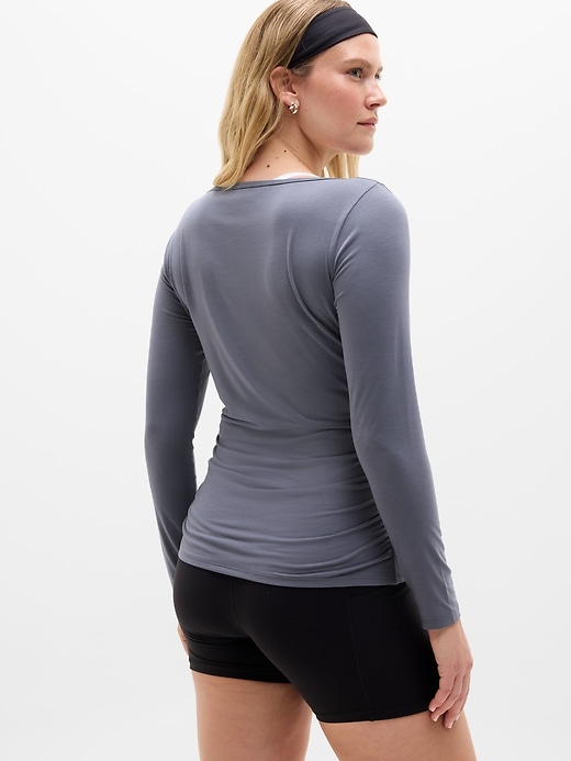 Image number 6 showing, Move With Ease Boatneck Top