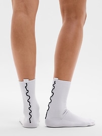 Image number 2 showing, Athleta Ruffle Novelty Everyday Crew Sock 2-Pack