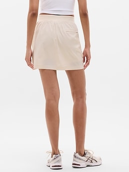Brooklyn Mid Rise 15.5" Skort - Beige - image 3