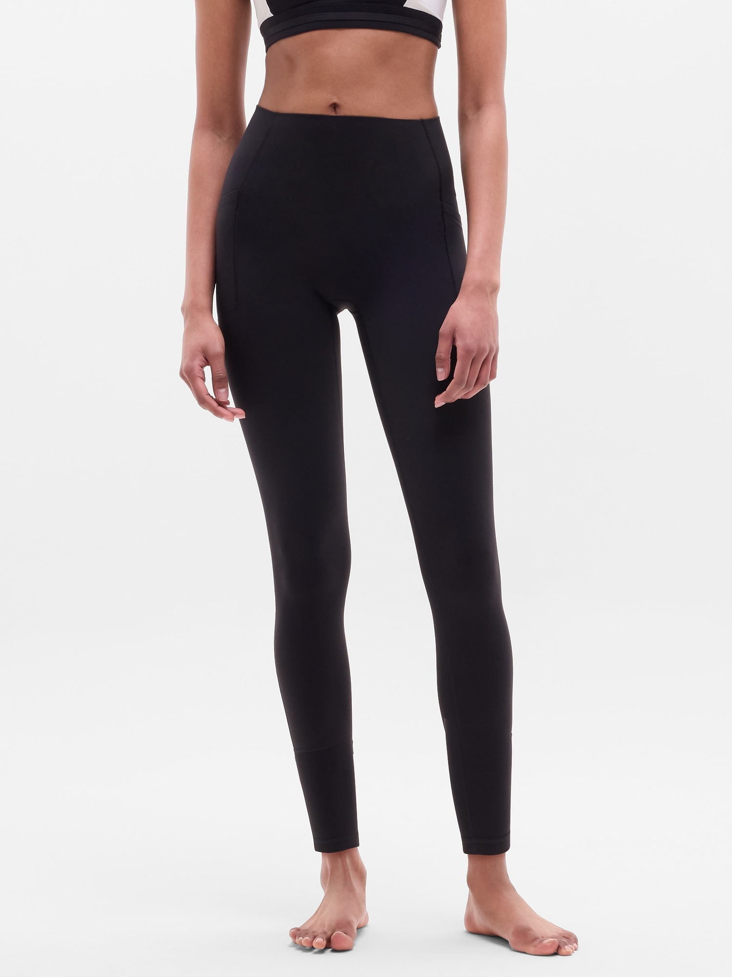Salutation Stash Smooth Rise Legging - Black