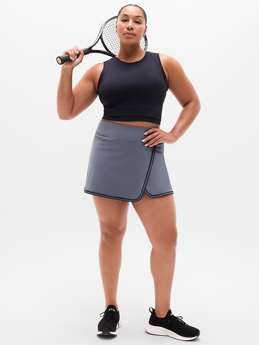 Image number 4 showing, Crosscourt High Rise Tipped 14" Skort