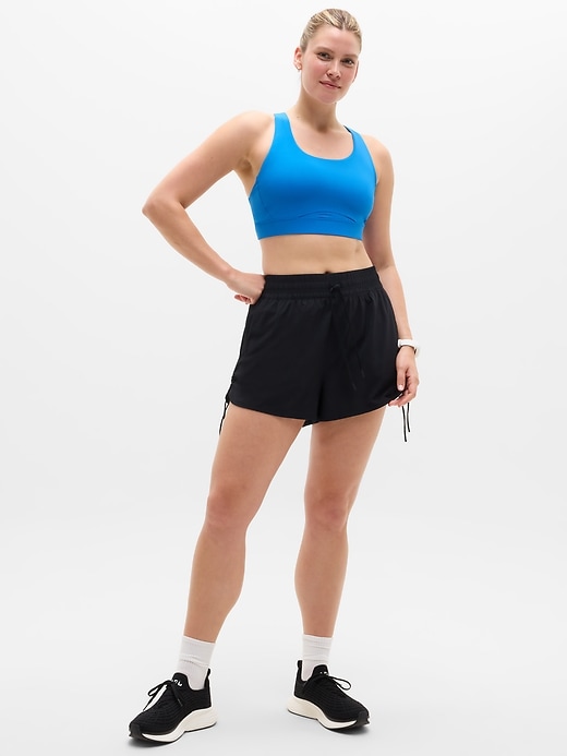 Image number 4 showing, Weekender High Rise Ruched Run Short