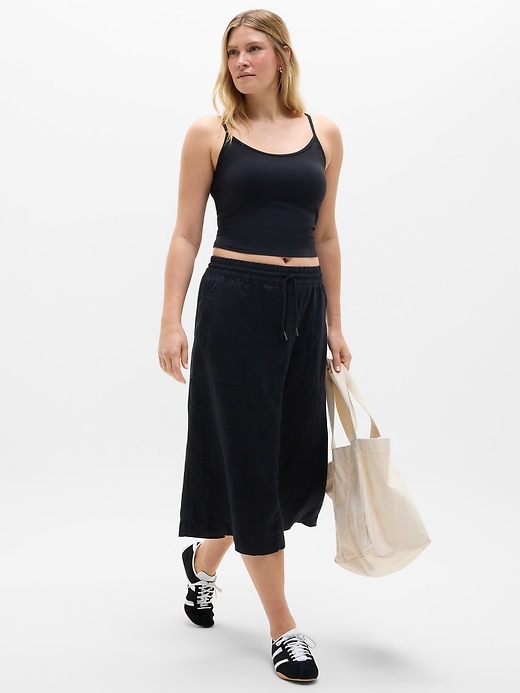 Image number 4 showing, Retreat Linen Midi Skirt