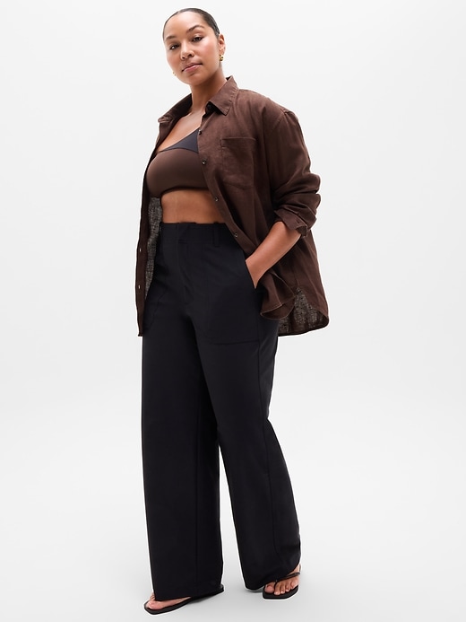 Image number 3 showing, Retreat Linen Top