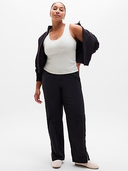 Signature Rib Scoop Tank - Gray - image 2