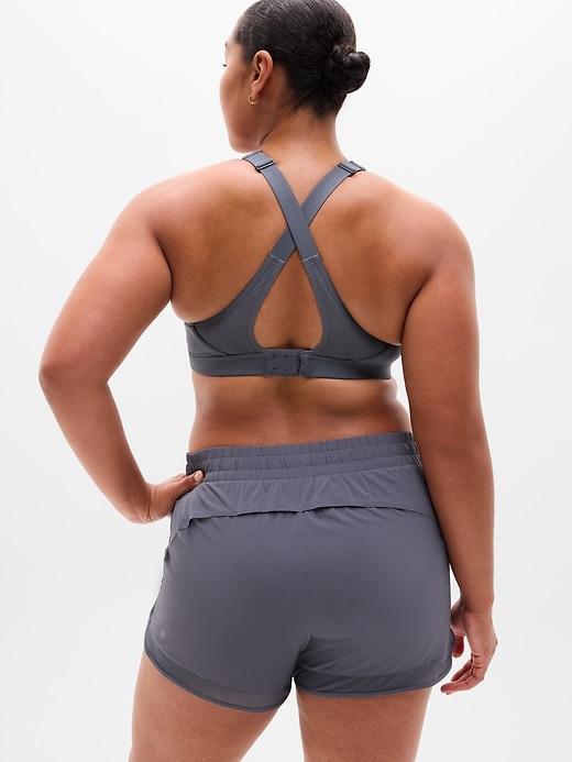 Image number 6 showing, Mesh Racer Run Mid Rise 4" Short