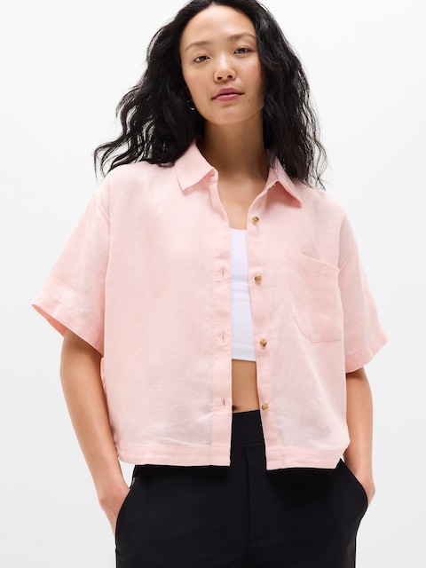 Retreat Linen Short Sleeve Shirt