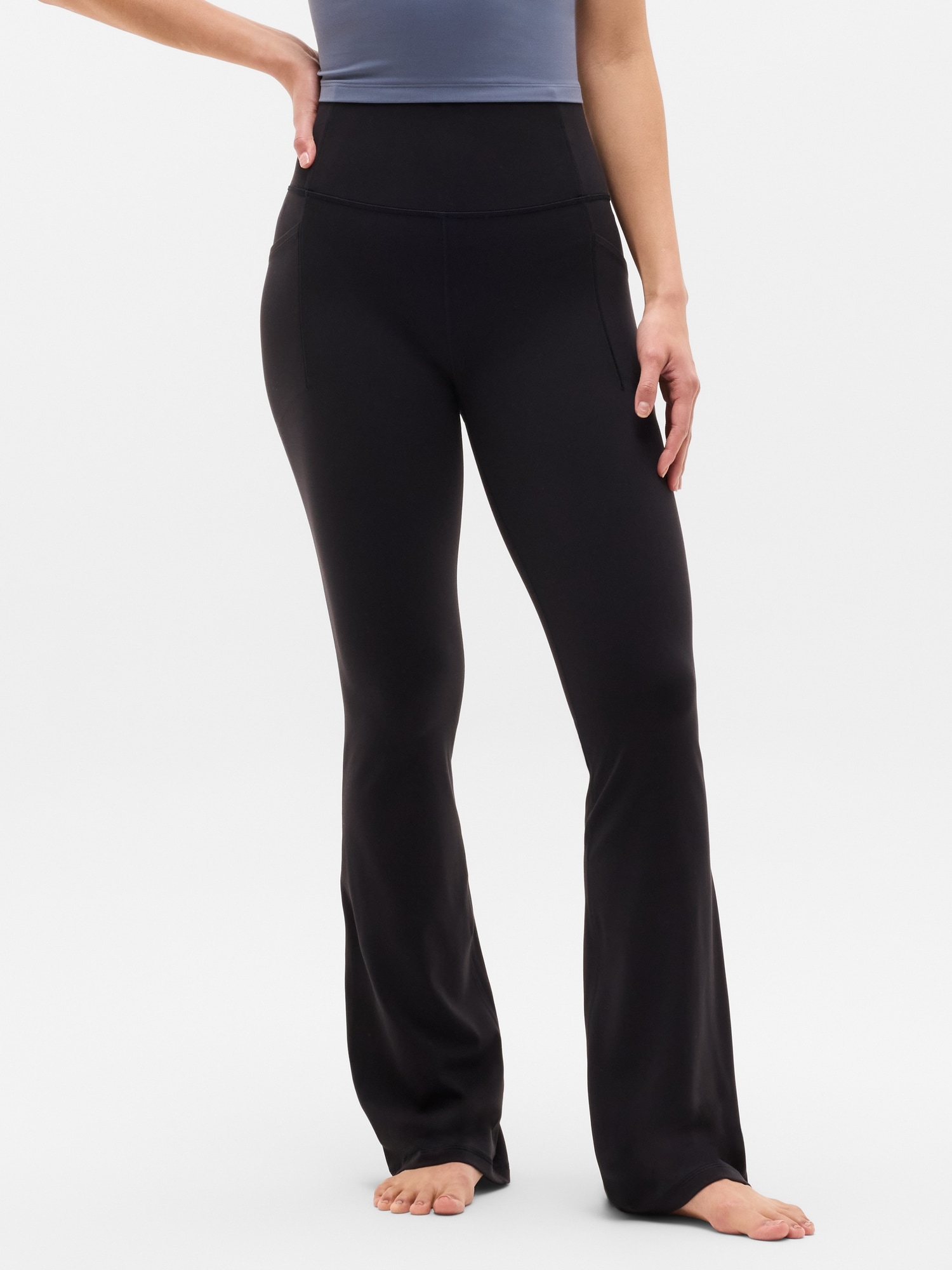 Salutation Stash Flare Pant - Black