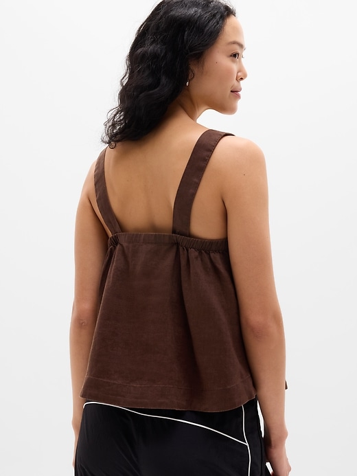 Image number 3 showing, Retreat Linen Tank