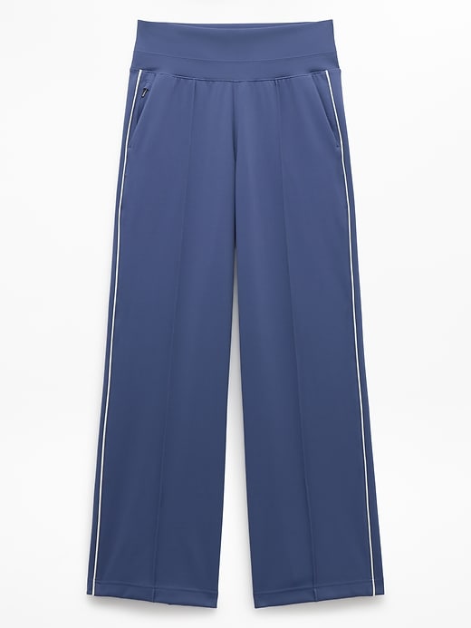 Image number 7 showing, Venice High Rise Track Stripe Wide Leg Pant