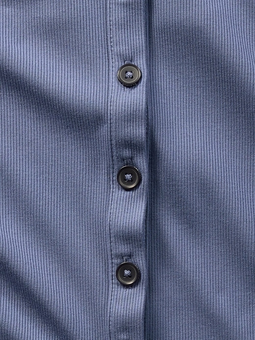 Image number 5 showing, Signature Rib Long Sleeve Henley Top