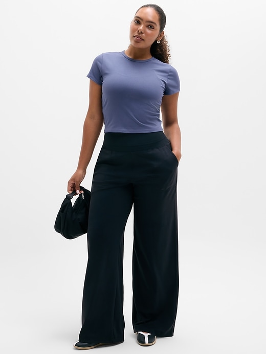 Image number 6 showing, Signature Rib Crop Tee