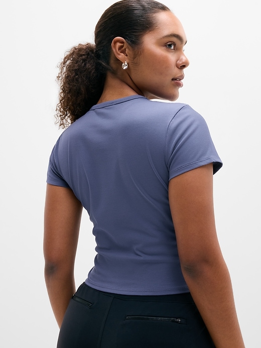 Image number 7 showing, Signature Rib Crop Tee