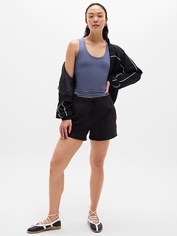 Signature Rib Scoop Tank - Blue - image 2
