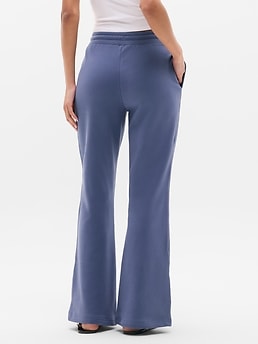 Forever Fleece Mid Rise Flare Pant - Blue - image 3