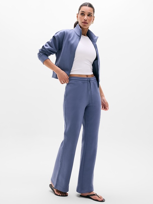 Image number 1 showing, Forever Fleece Mid Rise Flare Pant