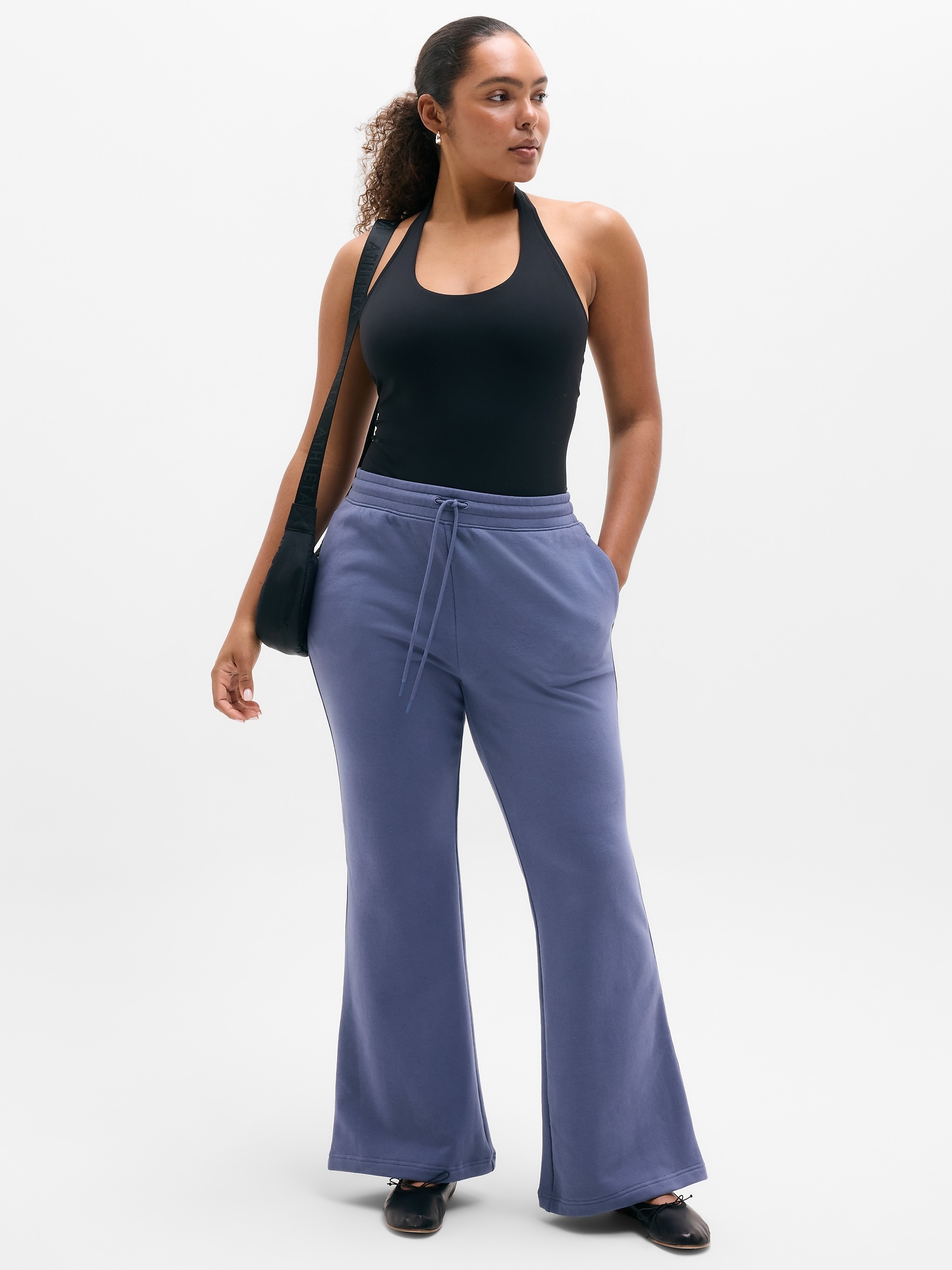 Forever Fleece Mid Rise Flare Pant