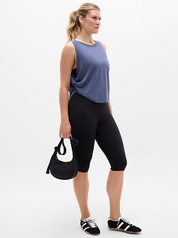 Move With Ease Twist Tank - Blue - image 5