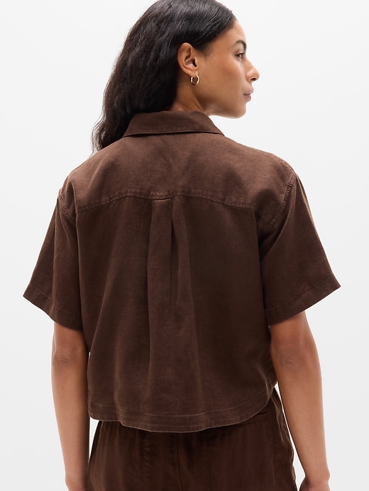 Image number 3 showing, Retreat Linen Short Sleeve Shirt