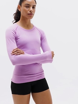 Athleta Momentum Seamless Top - Purple (Wildflower)