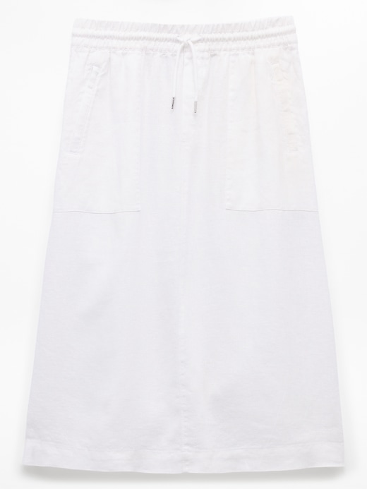 Image number 6 showing, Retreat Linen Midi Skirt