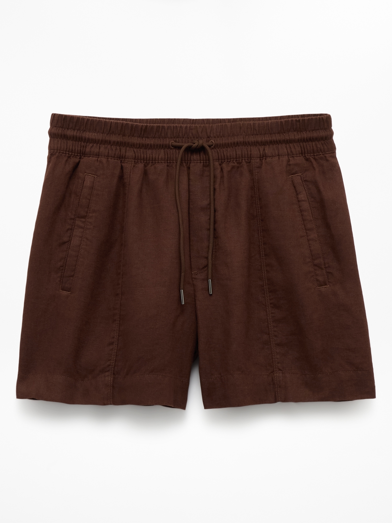 Retreat Linen Mid Rise 4" Short
