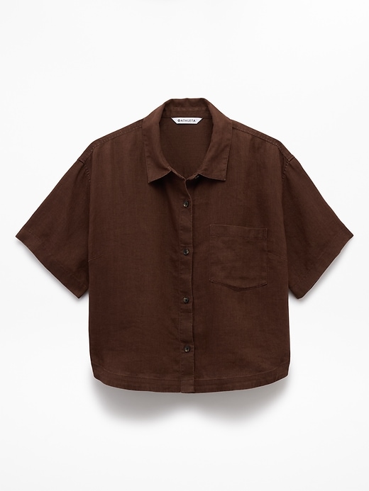 Image number 5 showing, Retreat Linen Short Sleeve Shirt
