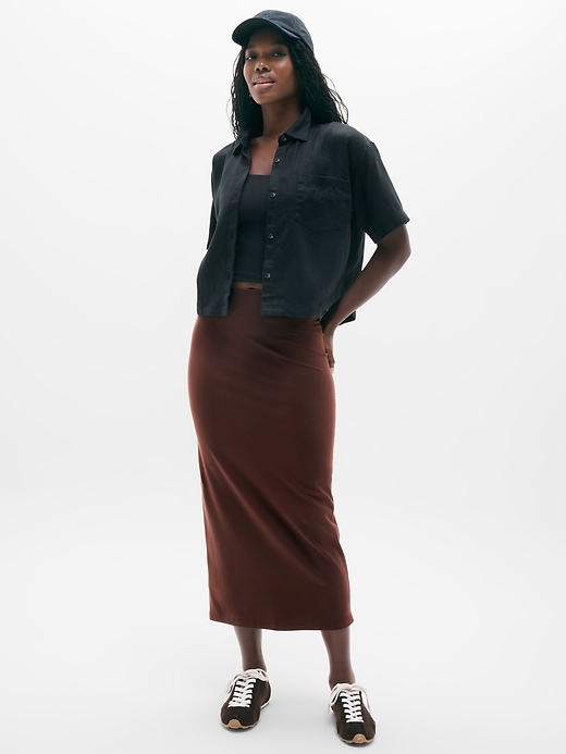 Image number 4 showing, Be Free High Rise Maxi Skirt